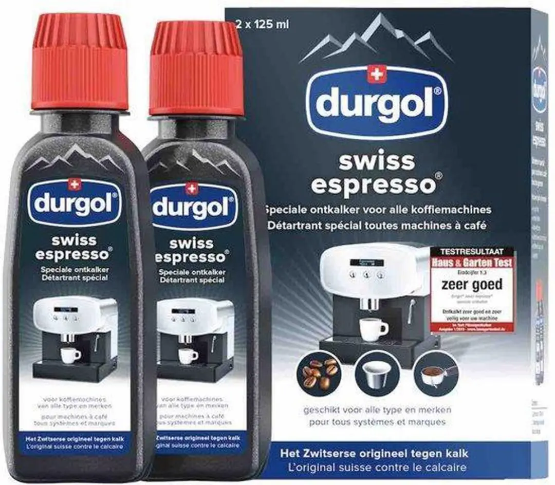 Durgol Swiss Espresso Ontkalker 500ml - 4 Stuks