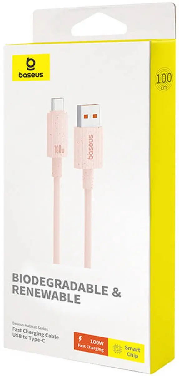 Baseus USB naar USB-C Kabel 100W - 6932172642983