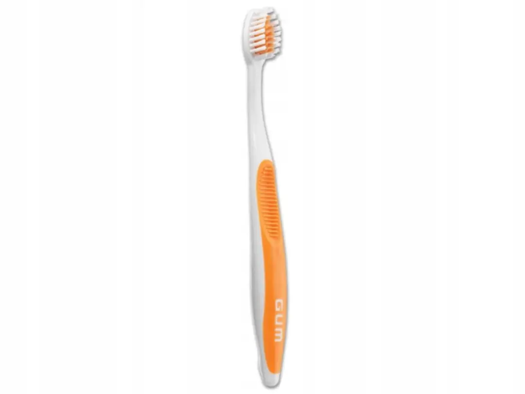 GUM ORTHO Ortodontische Tandenborstel - 5x4 Stuks - Oranje/Wit
