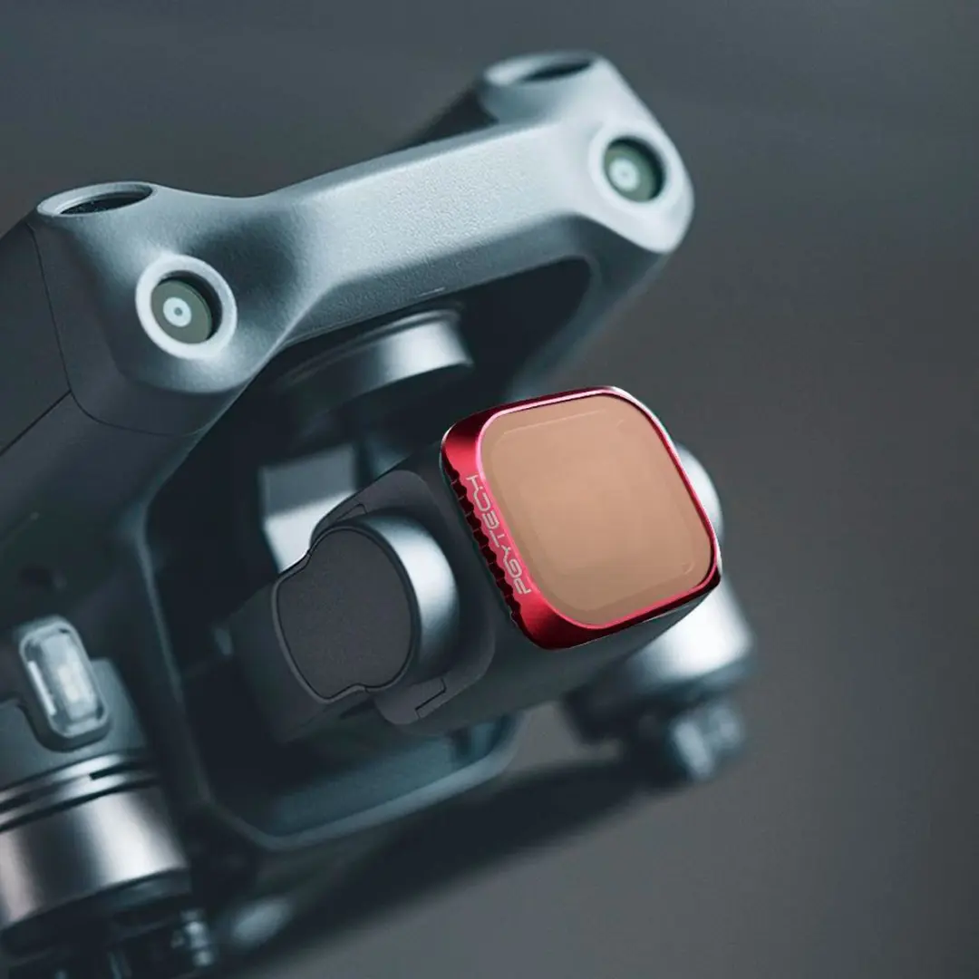 PGYTECH DJI Air 2S UV-filter Pro P-16B-060 - Grijs/Rood/Zwart