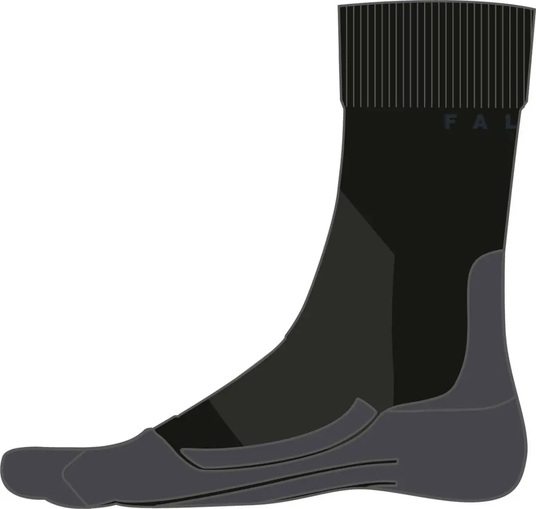 Falke RU3 Hardloopsokken Heren - Maat 46-48 - Zwart