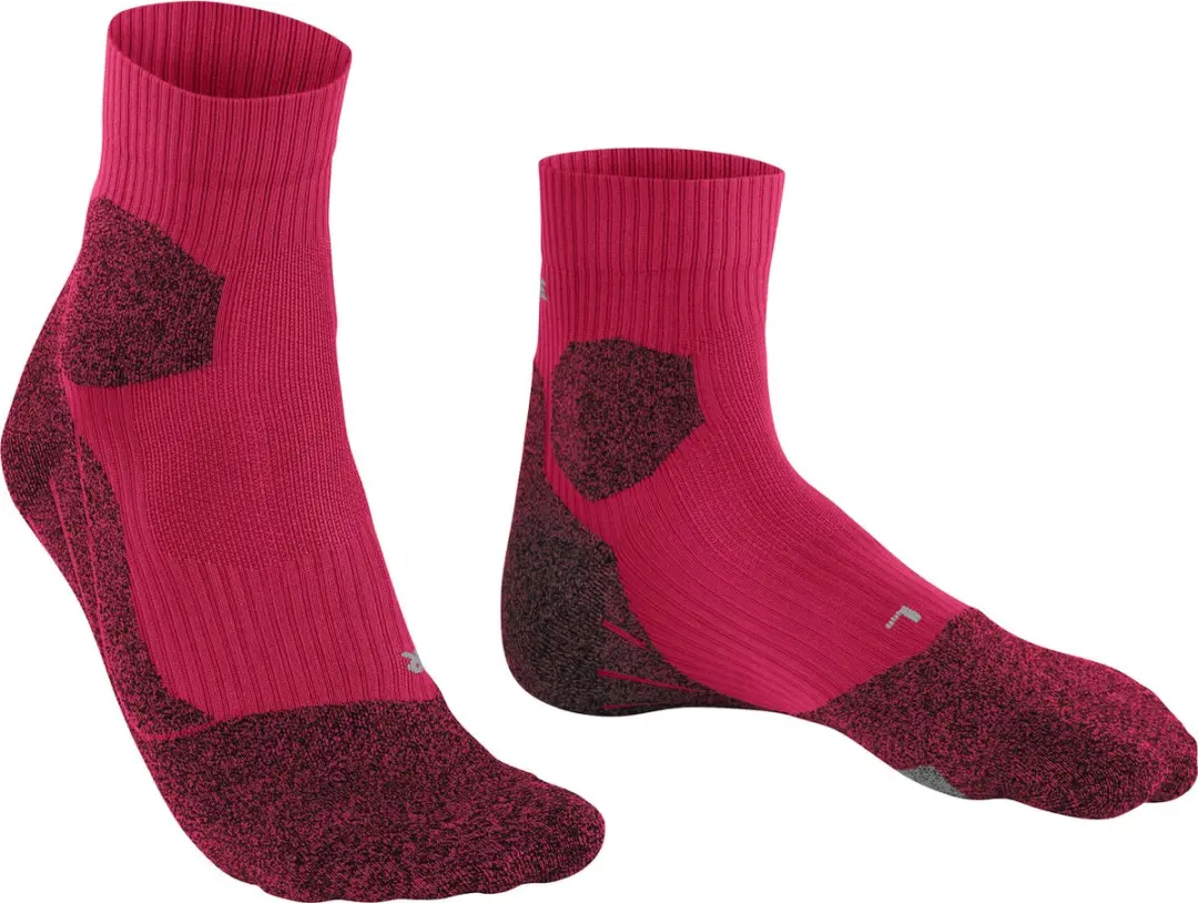 Falke RU Trail Grip Hardloopsokken Dames - Rood - Maat 35-36