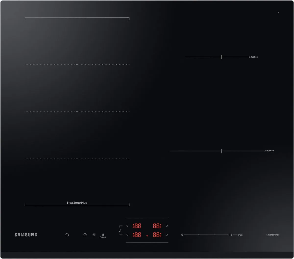 Samsung NZ64B6056GK/U2 Inductiekookplaat 59cm - 4 Zones - Zwart