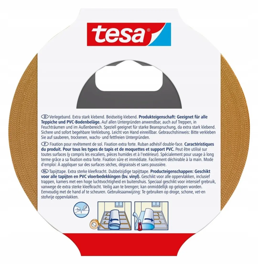 Tesa Dubbelzijdig Tape Extra Sterk 25m x 50mm - 3 Stuks