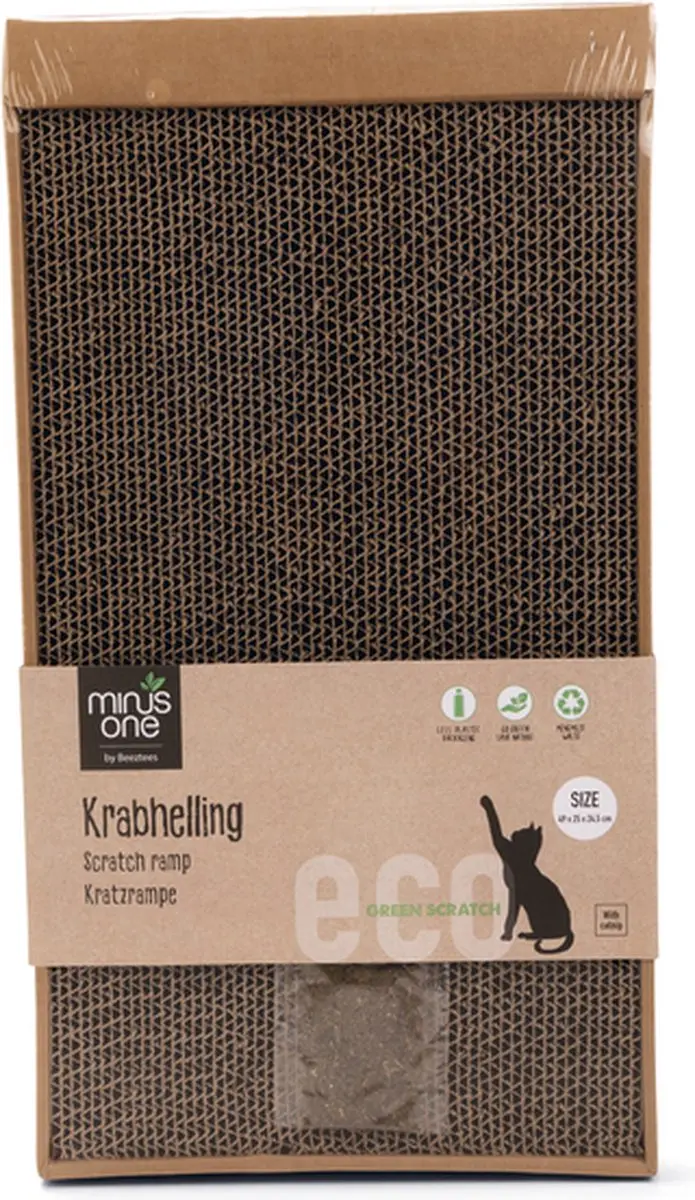 Beeztees Minus One Krabhelling Bruin 49x25x24,5cm