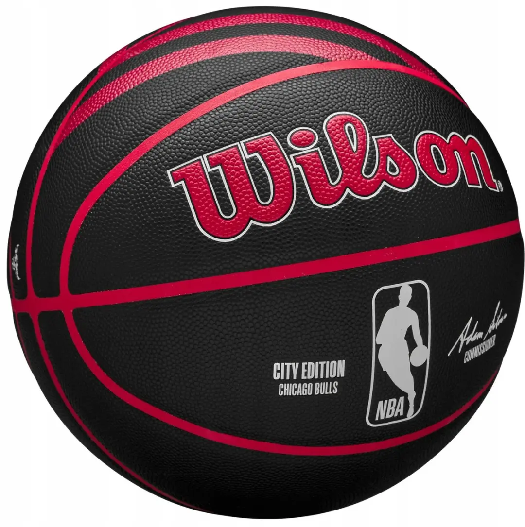 Wilson NBA Team City Basketbal Maat 7 - Chicago Bulls