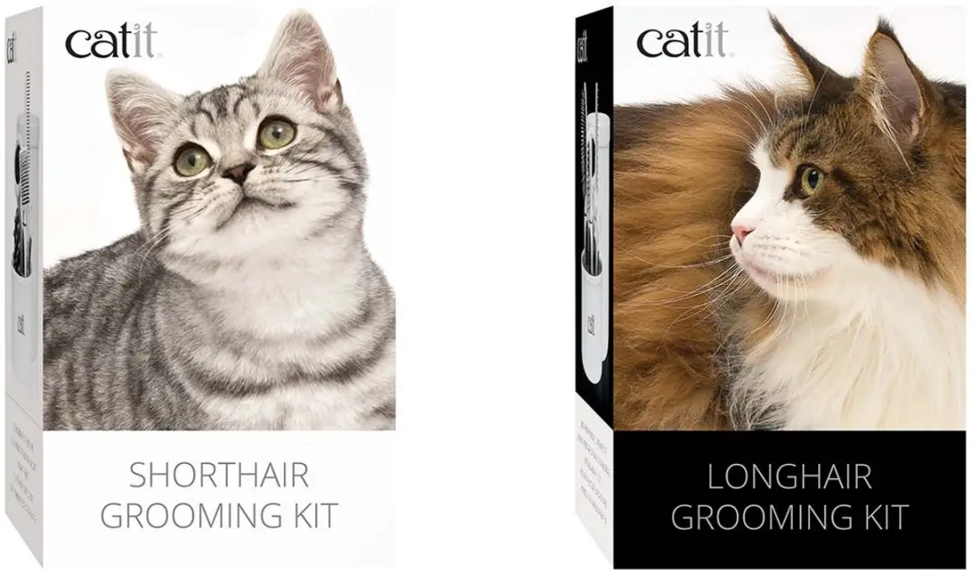 Catit CA Verzorgingsset Korthaar - 5 Stuks - Wit - afbeelding 6 van 6