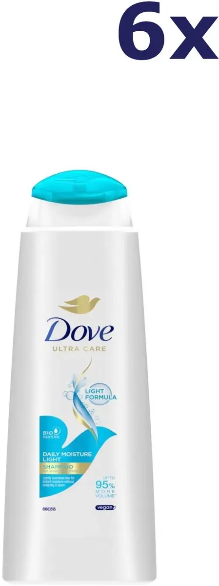 Dove Daily Moisture Light Shampoo 400ml