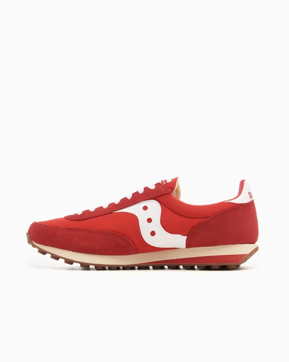 Saucony Originals Trainer 80 FG - 45 - Rood/Wit