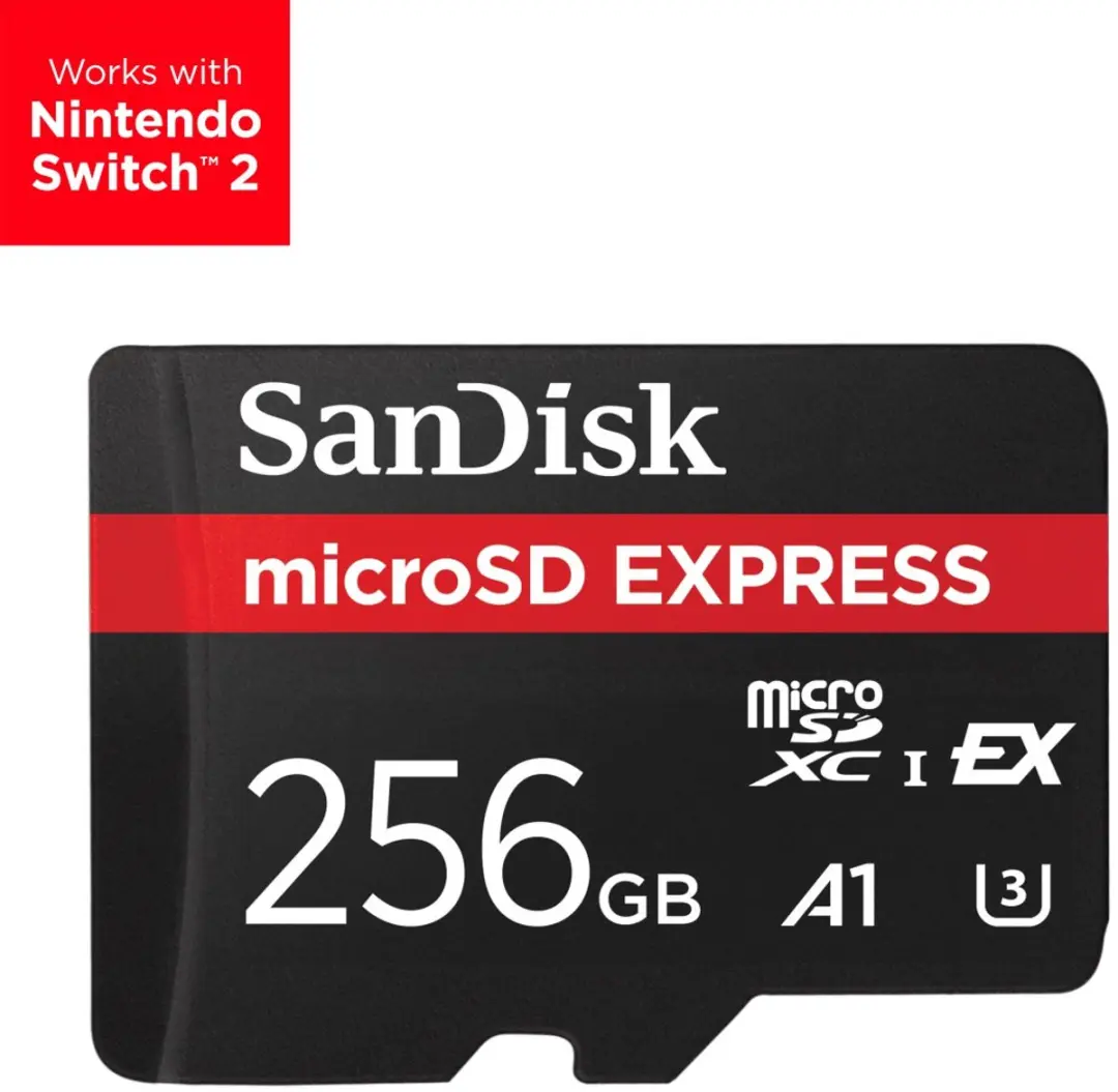 SanDisk MicroSD Express Gameplay 256GB SDSQXFN-256G-GN6GN