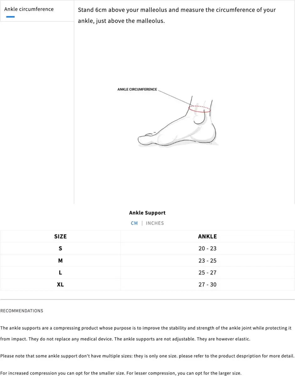 Venum Kontact Ankle Support Enkel Sokjes - Rood M
