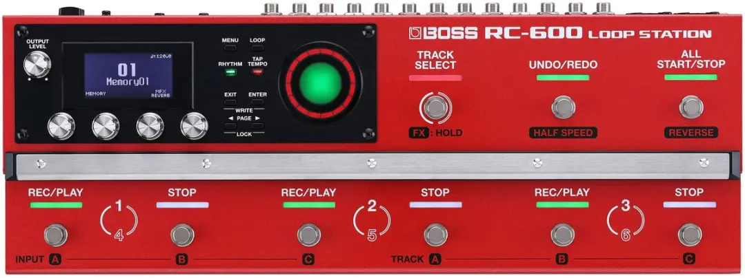 BOSS RC-600 Loop Station - Rood - afbeelding 3 van 4