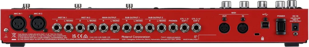 BOSS RC-600 Loop Station - Rood - afbeelding 2 van 4