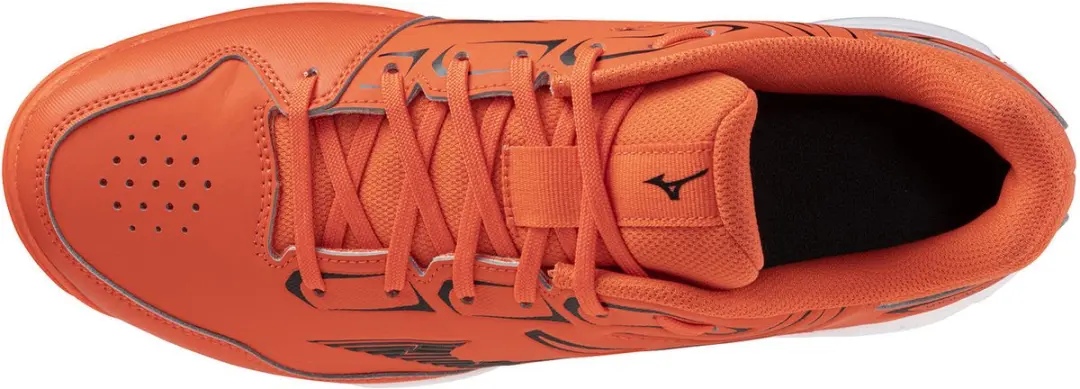 Mizuno Wave Lynx 3 Hockeyschoenen Senior 45 - Oranje/Zwart/Wit - afbeelding 6 van 6