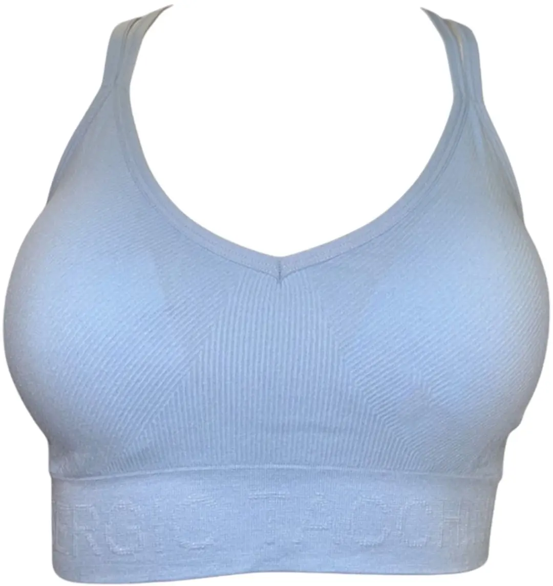 Sergio Tacchini Naadloze Sportbeha Azul Celeste