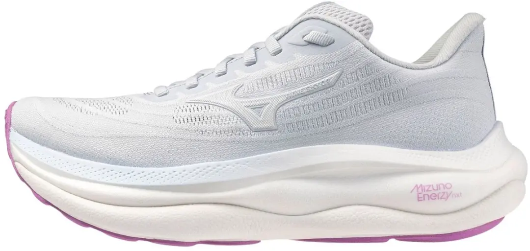 Mizuno Wave Sky 9 J1GD2502-73 Hardloopschoenen Dames - 38 - Wit/Lichtgrijs - afbeelding 6 van 6