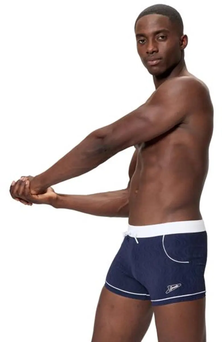 Speedo Textured Aquashort Heren - Marine L