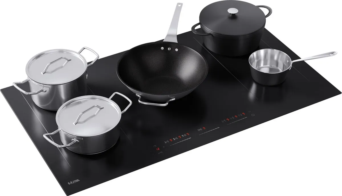 Etna KIF590ZT Inductiekookplaat 90cm - 5 Zones Zwart