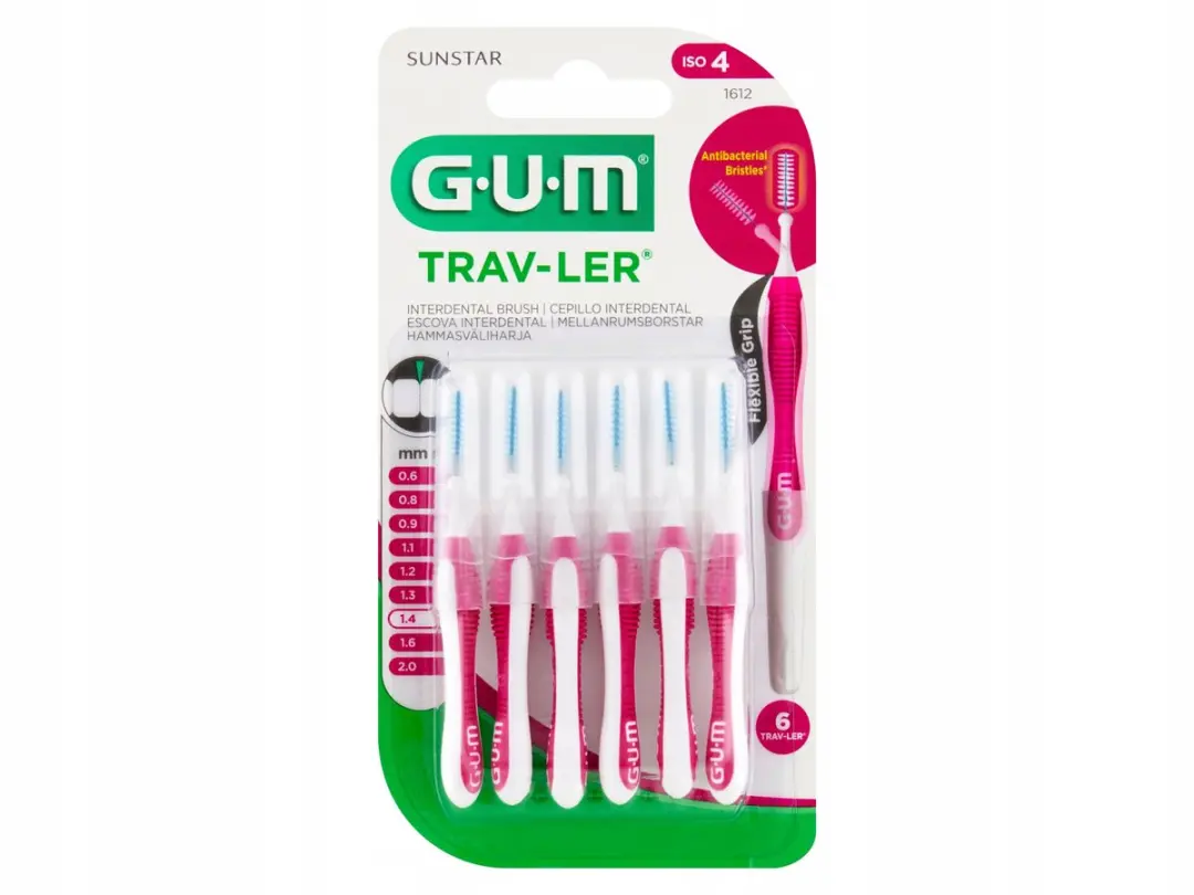Gum Trav-Ler Interdentale Borstelharen 1,4mm - 18 Stuks