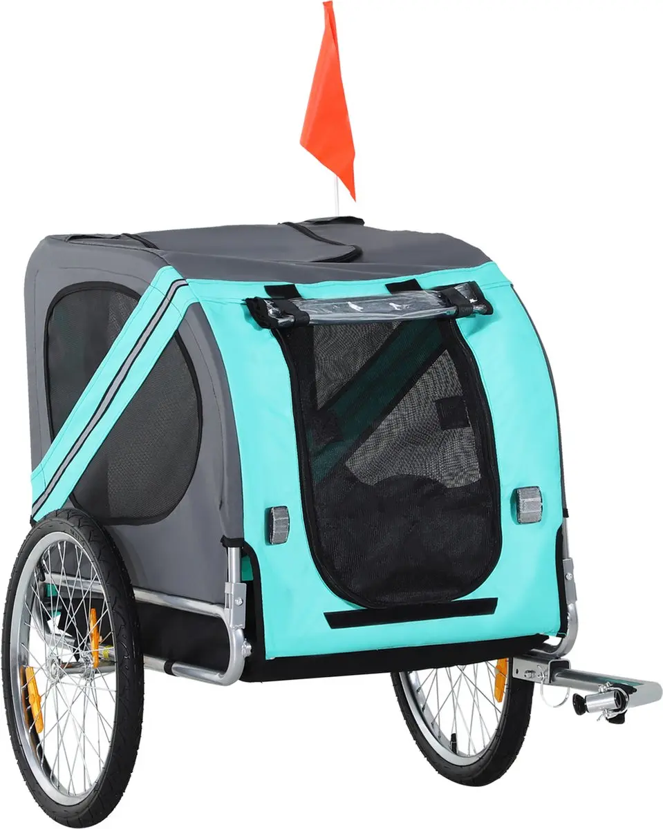 Pawhut Huisdier Fietsaanhanger