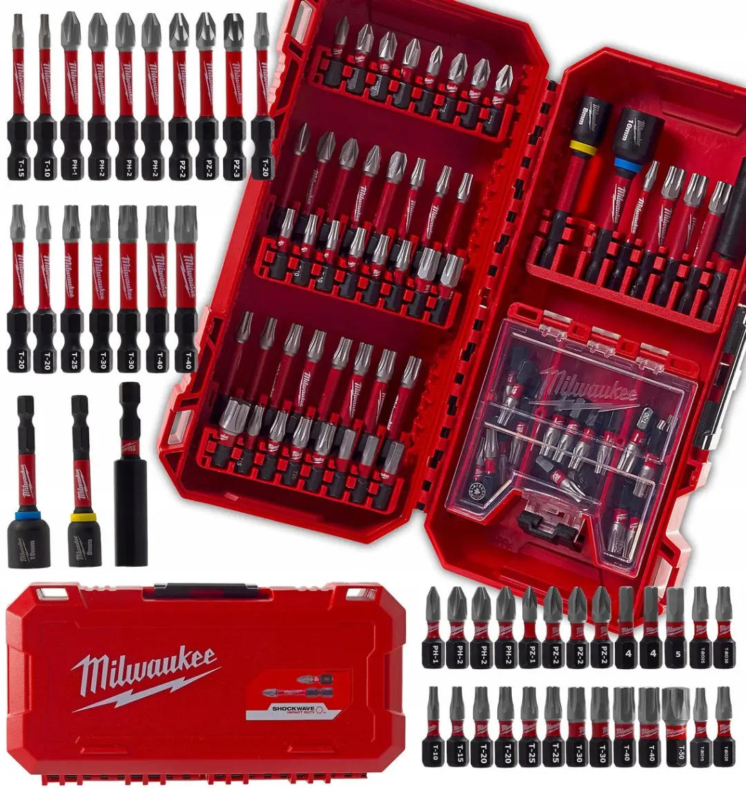 Milwaukee SHOCKWAVE Bitset 75-delig