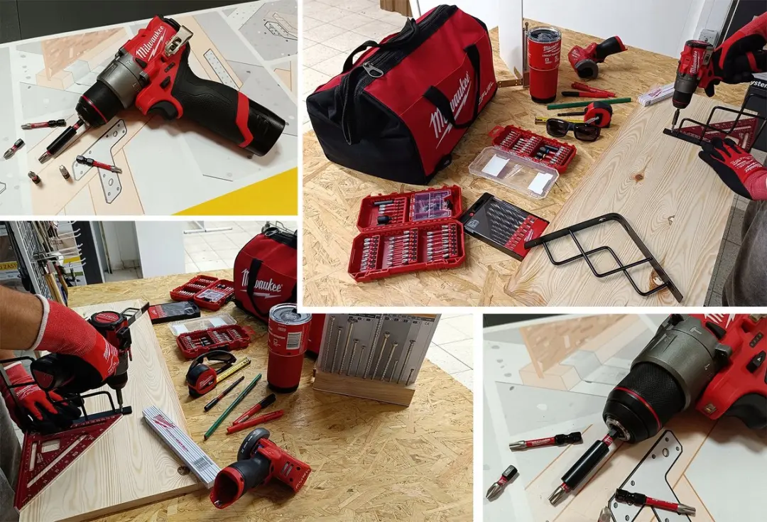 Milwaukee SHOCKWAVE Bitset 75-delig - Hout