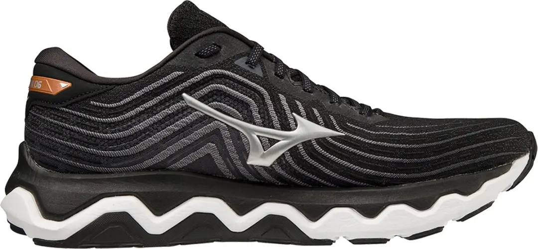 Mizuno Wave Horizon 6 Sportschoenen 44.5 - Zwart/Grijs/Zilver - afbeelding 3 van 6