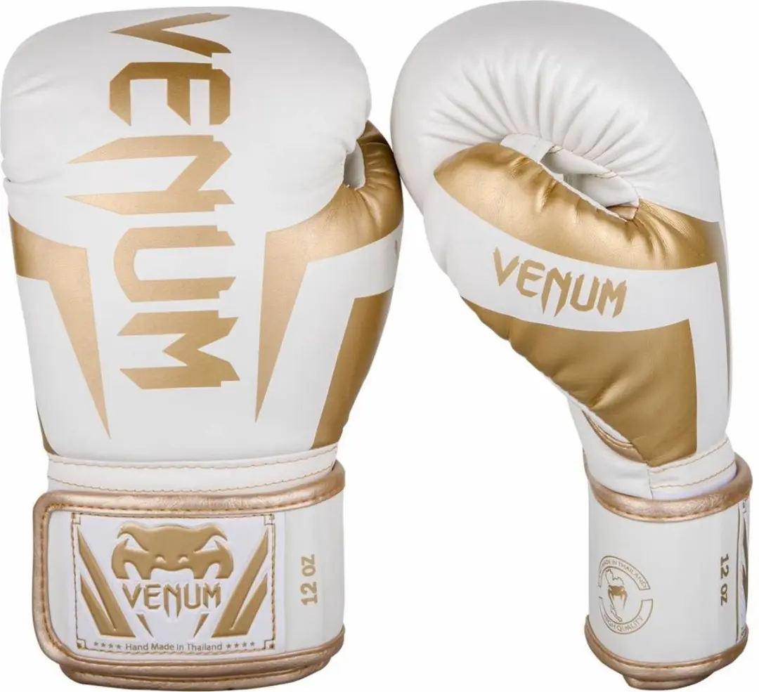 Venum Elite Bokshandschoenen 16 oz - Wit/Goud