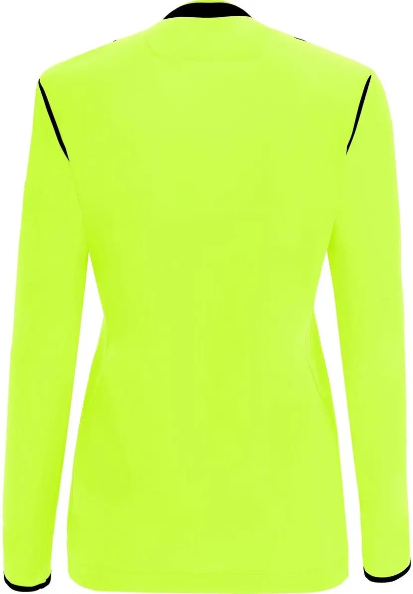 Macron Stephanie Scheidsrechtersshirt Dames - Fluogeel/Zwart S