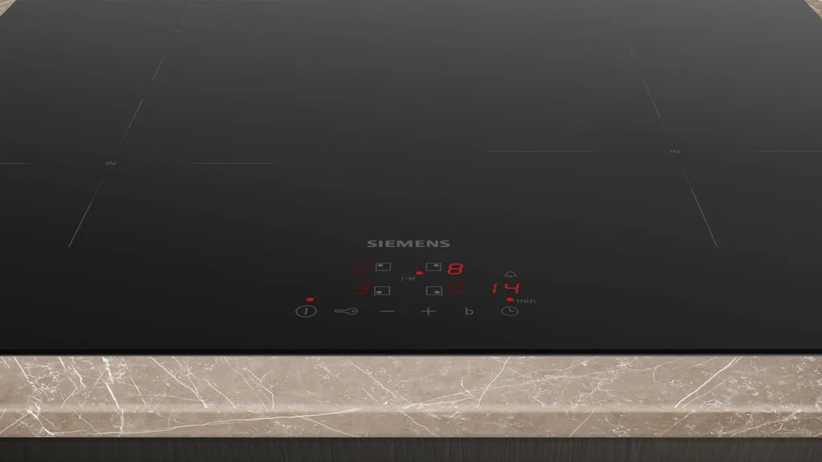 Siemens iQ100 EU611BEB6E Inbouw Inductiekookplaat 60cm - Zwart
