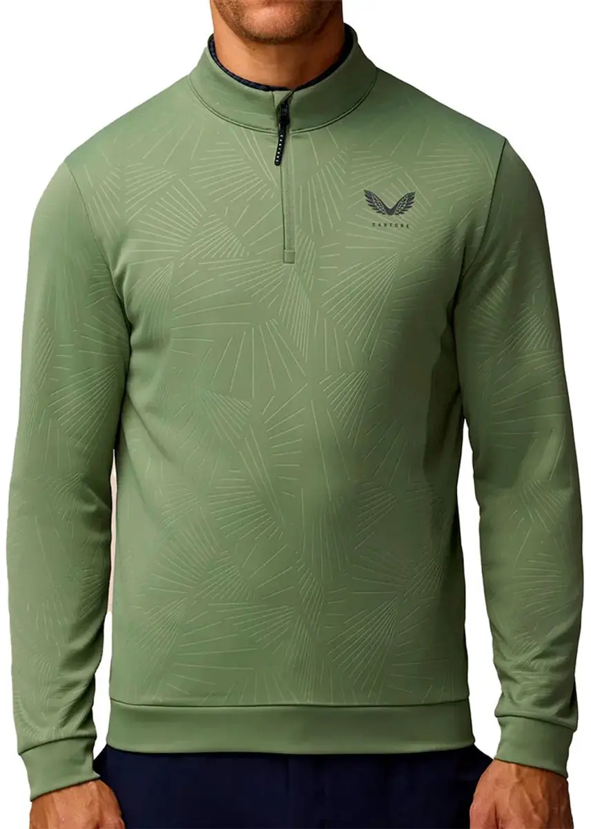 Castore Club Classic AOP Sweatshirt - Groene Thyme XL