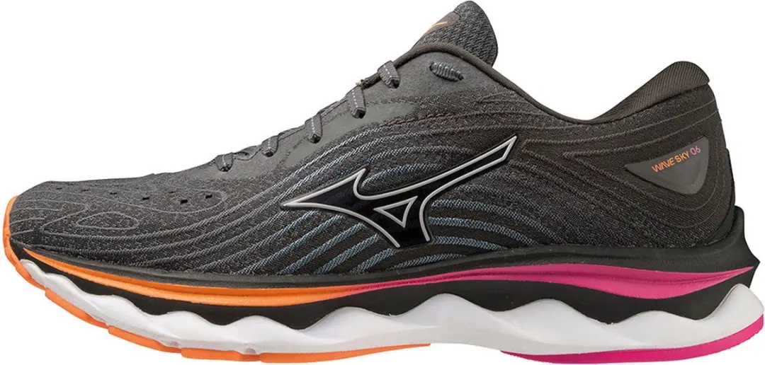 Mizuno Wave Sky 6 Dames Hardloopschoenen 38.5 - Weg