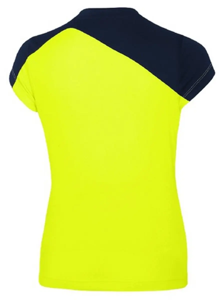 Mizuno Team Authentic MYOU NS T-shirt - S - Neon geel/zwaar blauw - afbeelding 5 van 6