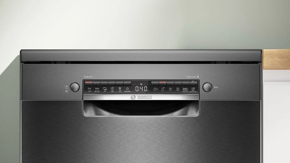 Bosch SMS4HVC03E Vrijstaande Vaatwasser 14 Couverts - Zilver