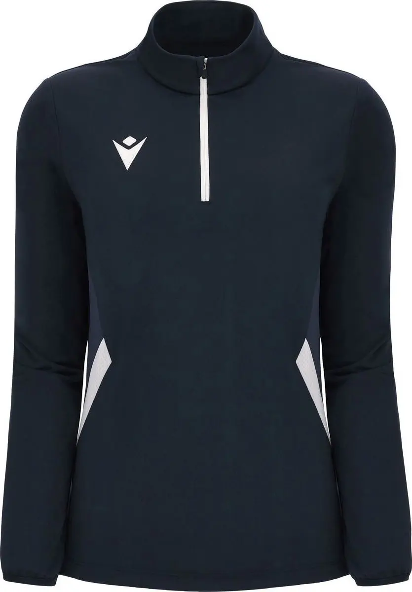 Macron Victory Maira Ziptop Kinderen 11-12Y - Marine/Wit