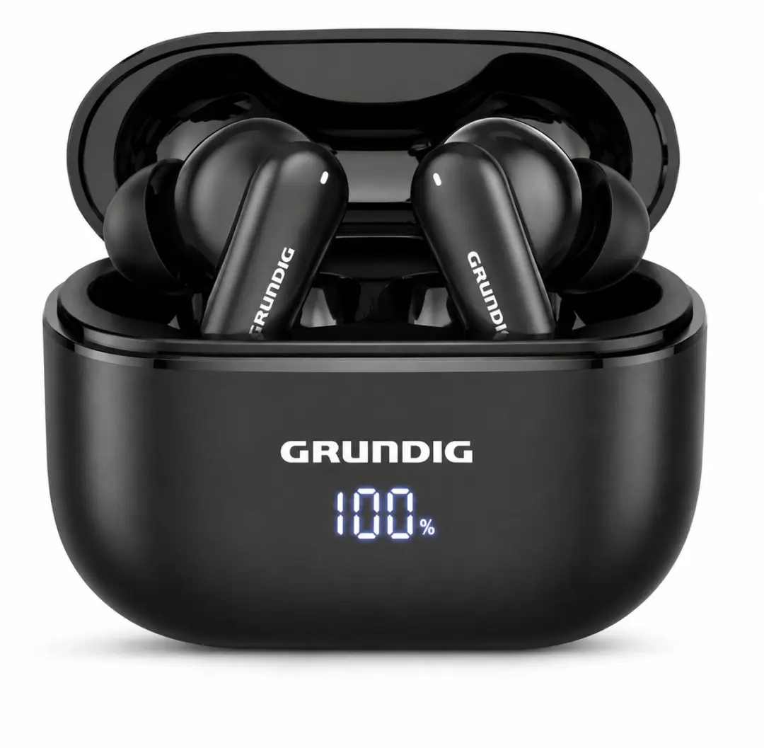 Grundig MEMISP17500/004 Draadloze Oordopjes - 15 Uur - Zwart