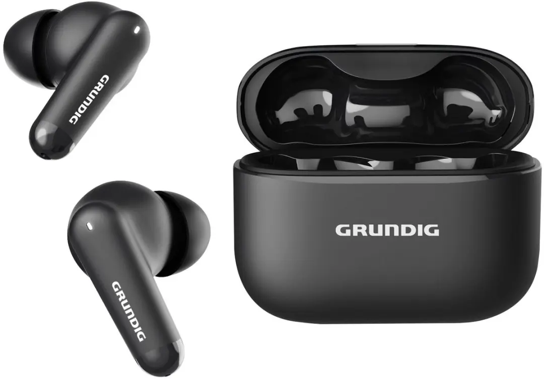 Grundig MEMISP17500/004 Draadloze Oordopjes - 15 Uur - Zwart