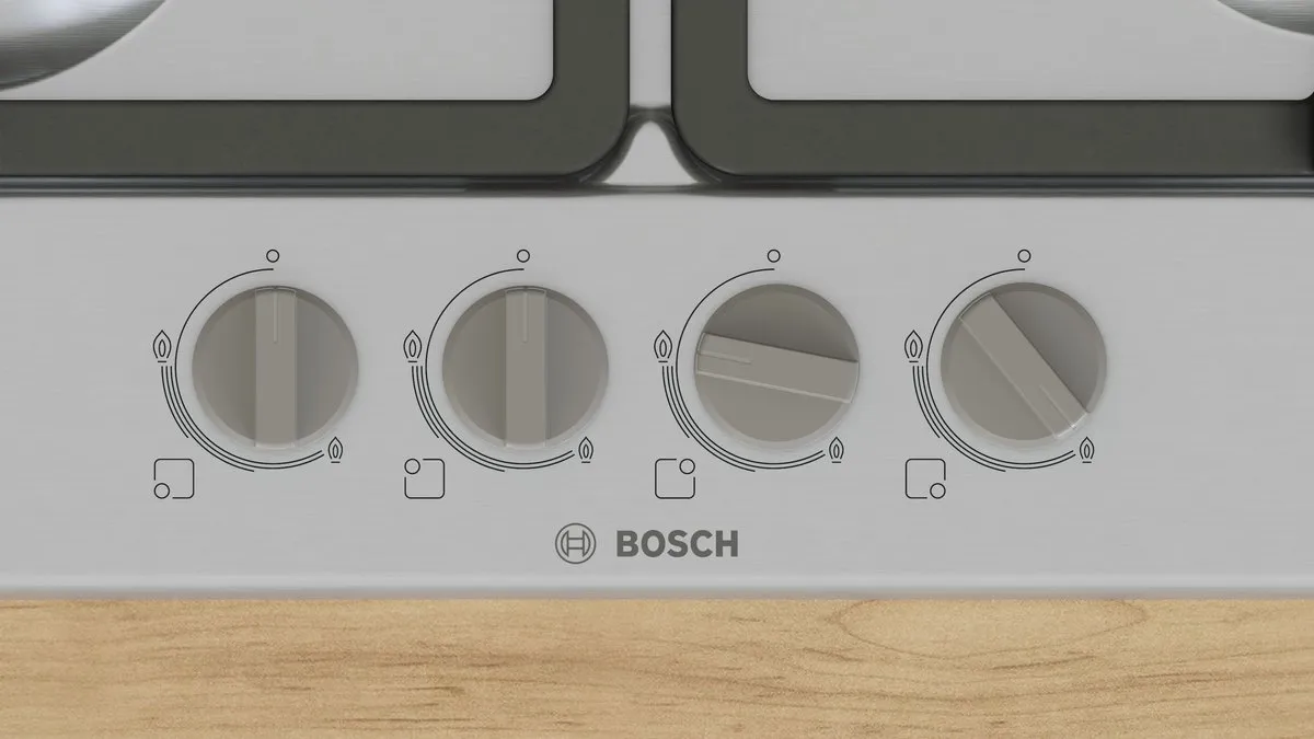 Bosch Serie 4 PGH6B5K90 Gaskookplaat 60cm - 4 Zones