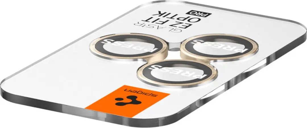 Spigen Optik EZ Fit AGL05598 Camera Beschermer - 2 Stuks - Goud