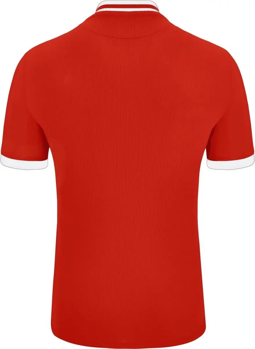 Macron Halley Shirt Heren - M - Rood/Wit