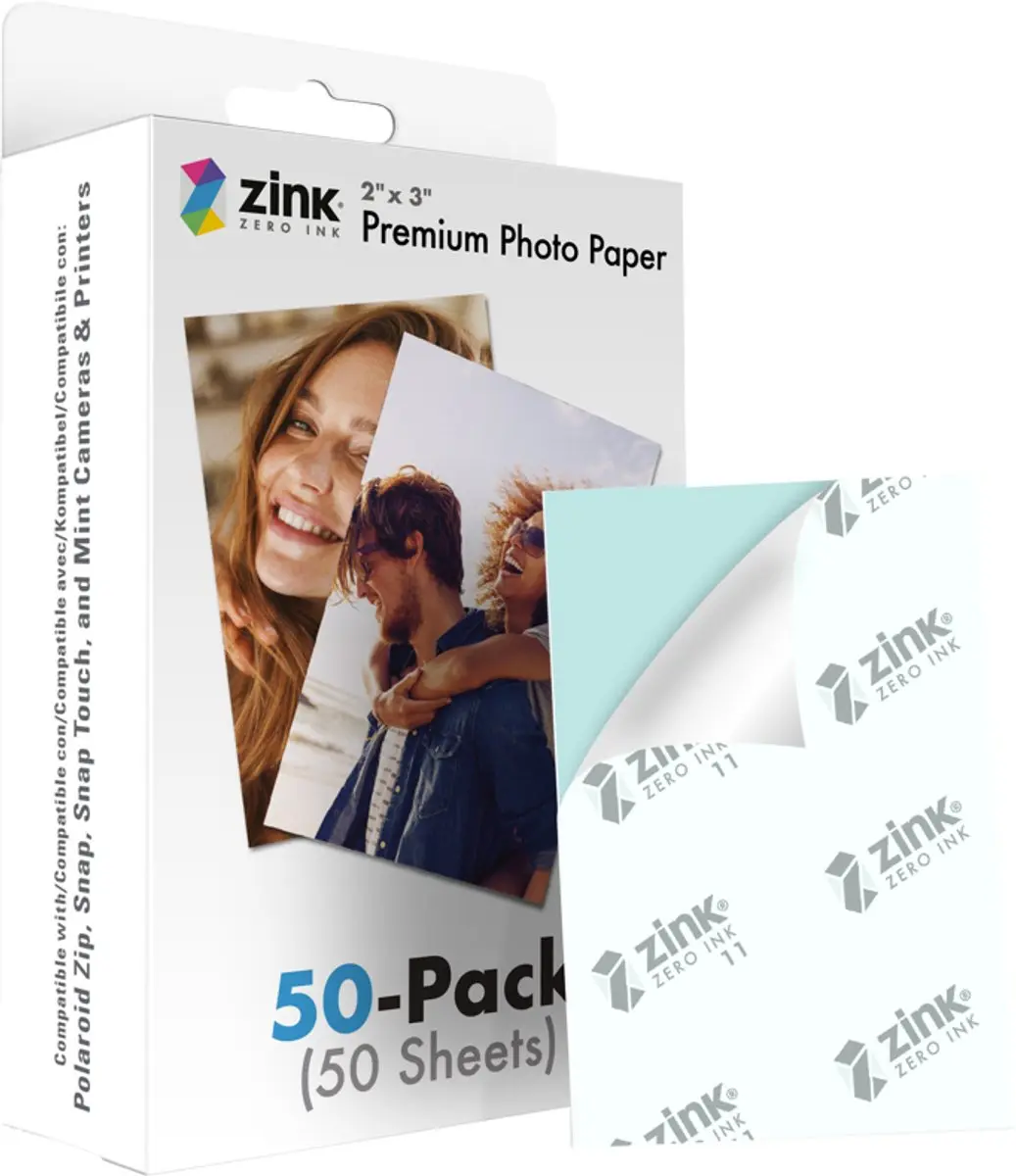 Kodak Zink Papier 2x3 inch - 50 Stuks - White