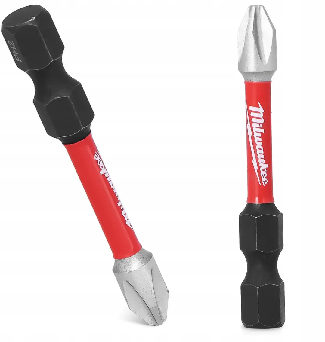 Milwaukee SHOCKWAVE PH2 Impactbits 50mm - 10 Stuks Magnetisch
