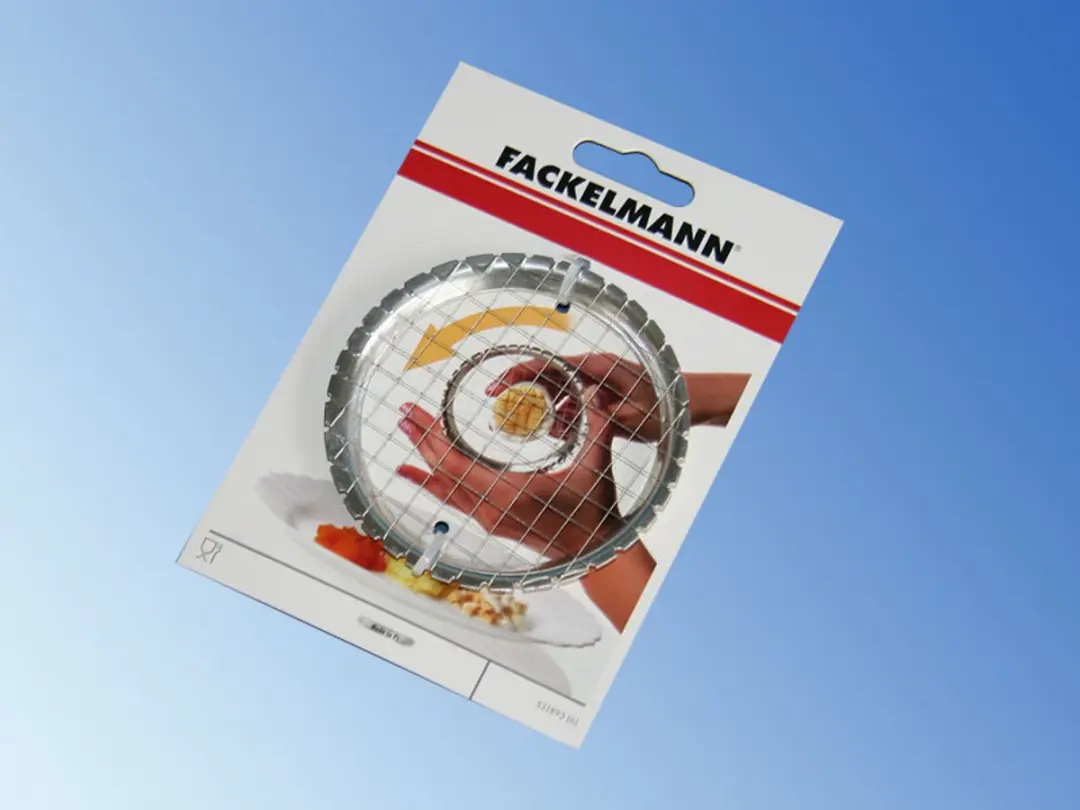 Fackelmann Groentesnijder & Fruitrasp RVS - Zilver/Wit