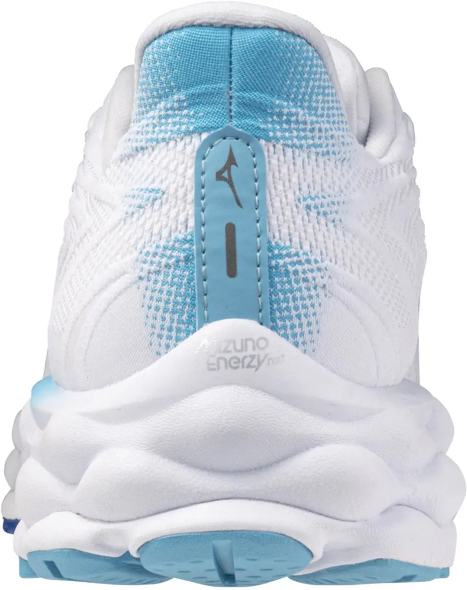 Mizuno Wave Sky 8 Dames Hardloopschoenen 42.5 - Wit/Blauw