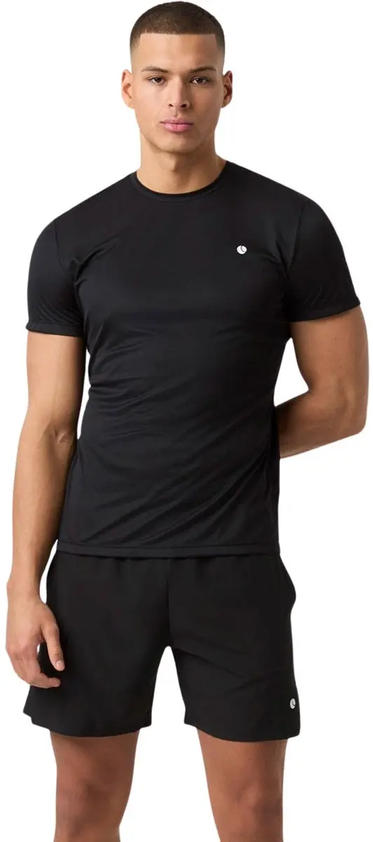 Björn Borg Ace Light Shirt Heren - L - Zwart/Wit