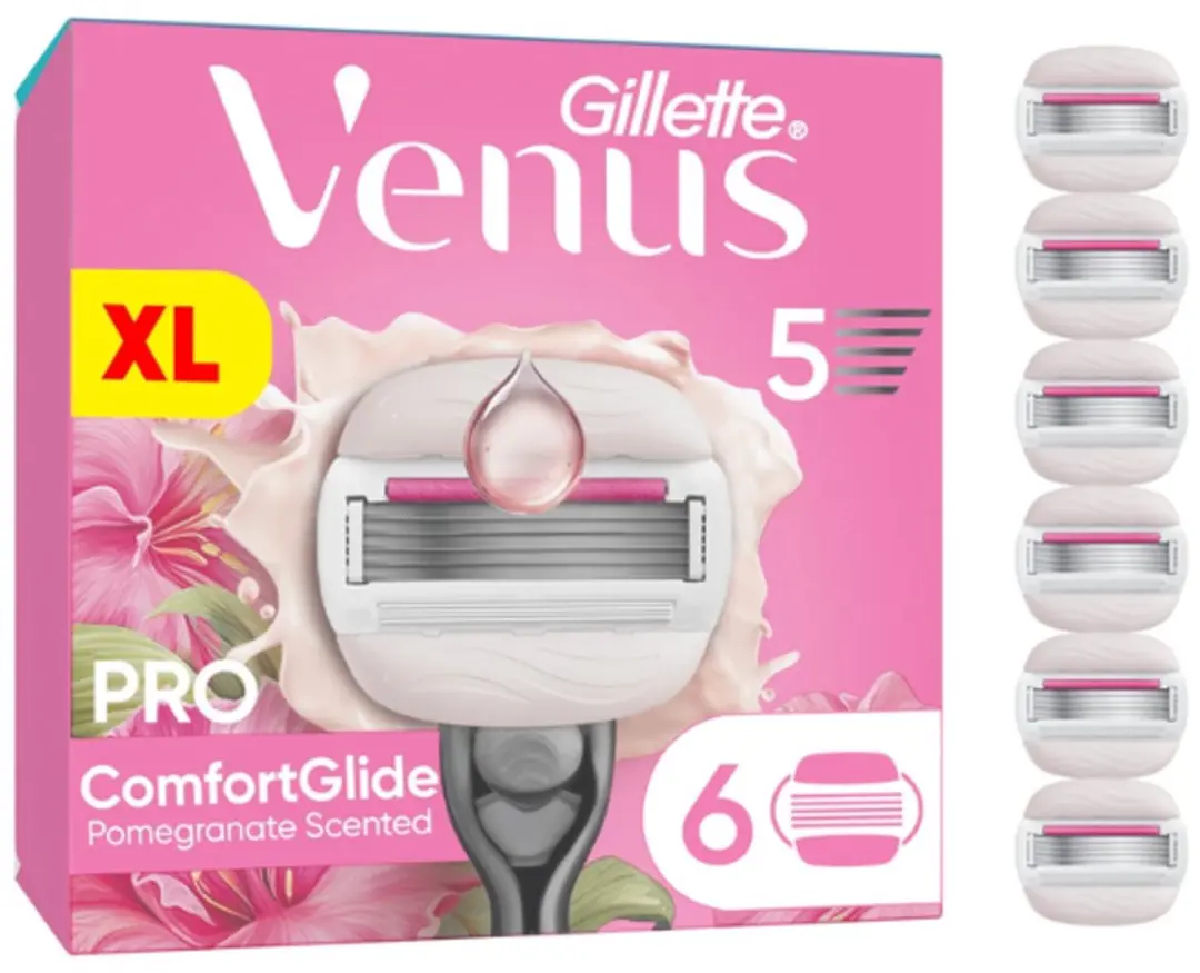 Gillette Venus Pro ComfortGlide Scheermesjes 6 Stuks