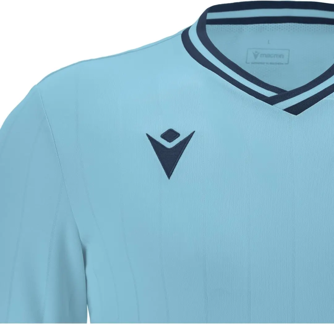 Macron Halley Shirt Heren Korte Mouw - Hemelsblauw L