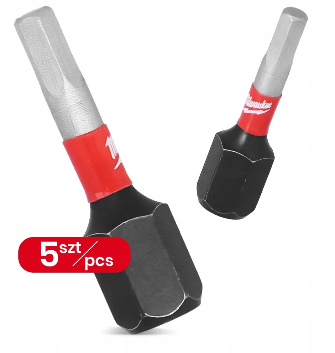 Milwaukee SHOCKWAVE IMPACT DUTY Hex3 25mm Bits - 5 Stuks
