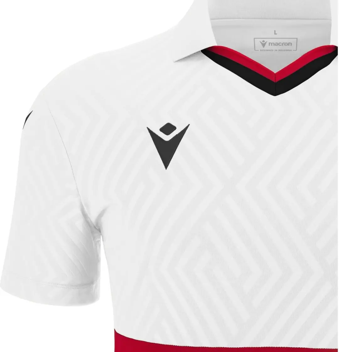 Macron Charon Eco Shirt Korte Mouw Heren - Wit/XXL