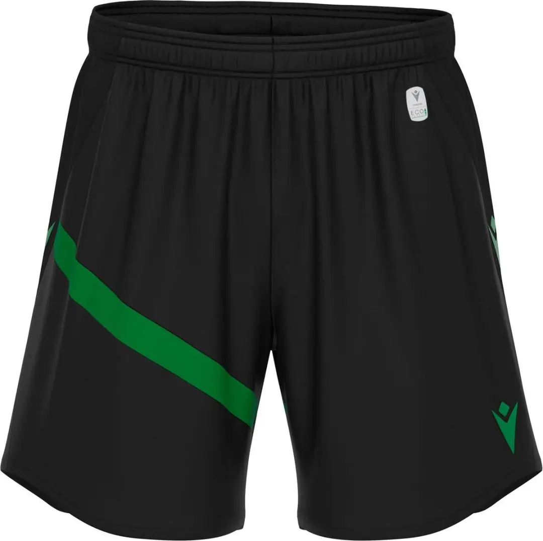 Macron Shen Eco Short Kinderen 128 - Zwart/Groen